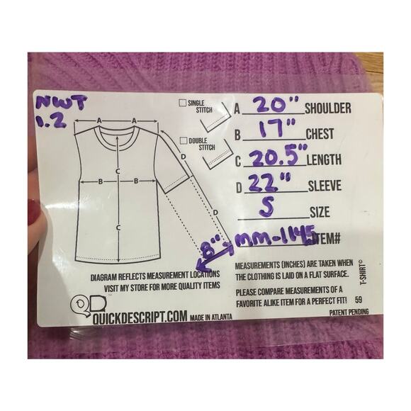 NWT $395 Simkhai Adrienne Wool/Cashmere Turtleneck Sweater, Sz S (2-4) (MM-1145) - Picture 9 of 9